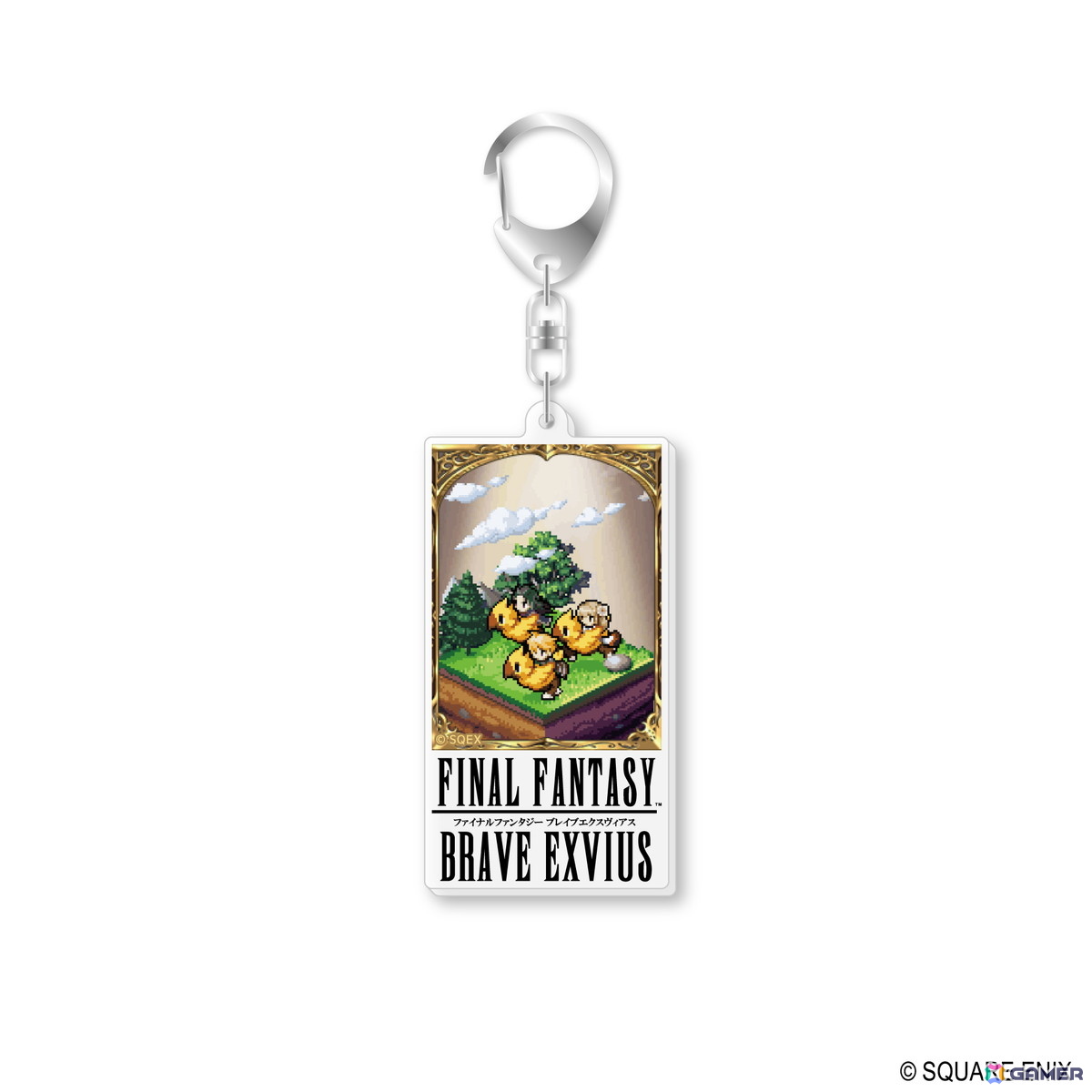 「ファイナルファンタジー ブレイブエクスヴィアス」ドット絵Tシャツとアクリルキーホルダー4種が10月31日に発売！の画像2