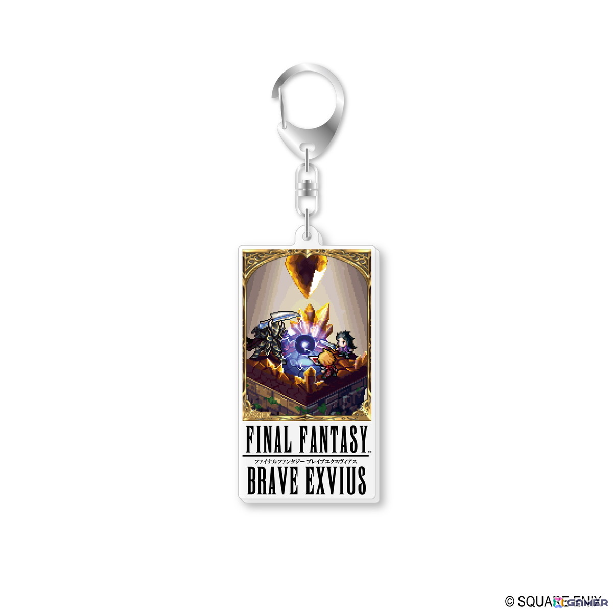「ファイナルファンタジー ブレイブエクスヴィアス」ドット絵Tシャツとアクリルキーホルダー4種が10月31日に発売！の画像3