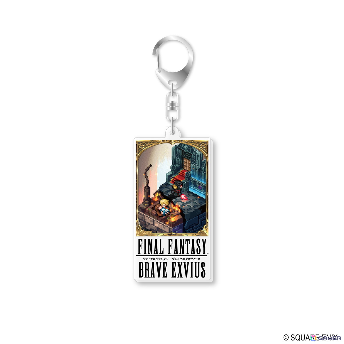 「ファイナルファンタジー ブレイブエクスヴィアス」ドット絵Tシャツとアクリルキーホルダー4種が10月31日に発売！の画像5