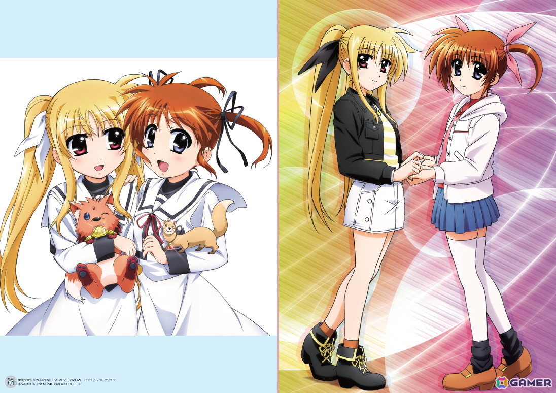 アニメ「魔法少女リリカルなのはシリーズ」劇場版のイラストを