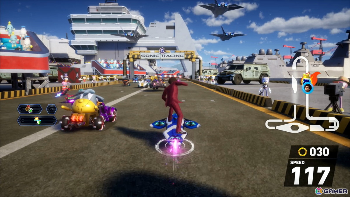 「ソニックレーシング クロスワールド」初音ミク、春日一番でプレイできた試遊会をレポート！クロノス島やホワイトスペースなどの新コースもの画像