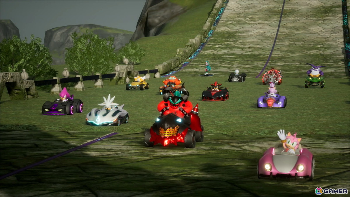 「ソニックレーシング クロスワールド」初音ミク、春日一番でプレイできた試遊会をレポート！クロノス島やホワイトスペースなどの新コースもの画像