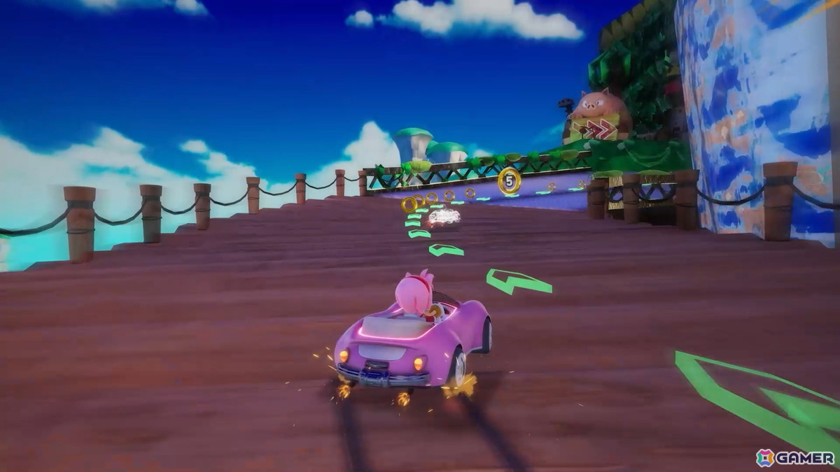 「ソニックレーシング クロスワールド」初音ミク、春日一番でプレイできた試遊会をレポート！クロノス島やホワイトスペースなどの新コースもの画像