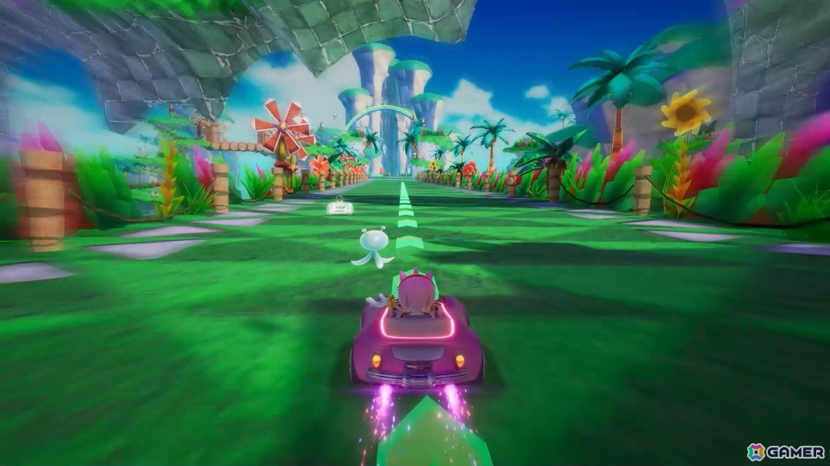 「ソニックレーシング クロスワールド」初音ミク、春日一番でプレイできた試遊会をレポート！クロノス島やホワイトスペースなどの新コースもの画像