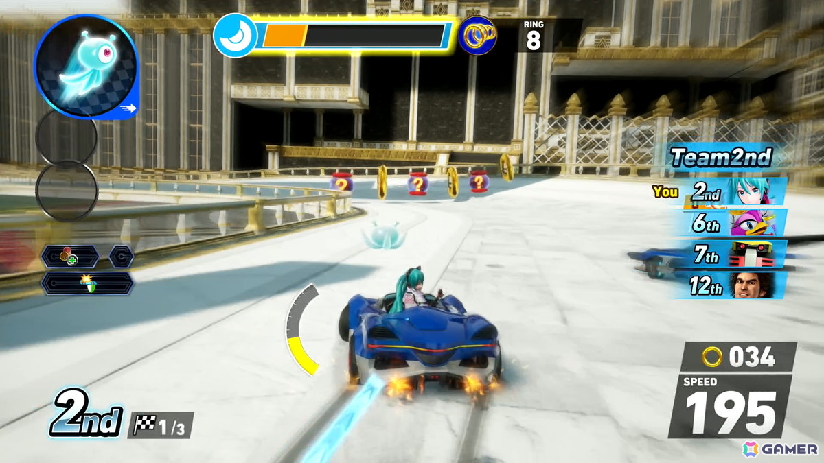 「ソニックレーシング クロスワールド」初音ミク、春日一番でプレイできた試遊会をレポート！クロノス島やホワイトスペースなどの新コースもの画像