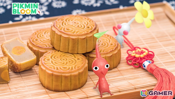 「ピクミンブルーム」月餅や新たな絵柄の麻雀牌を身に着けたデコピクミンが登場！「中秋節」イベントが9月1日より開催の画像1