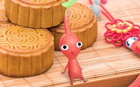 「ピクミンブルーム」月餅や新たな絵柄の麻雀牌を身に着けたデコピクミンが登場！「中秋節」イベントが9月1日より開催