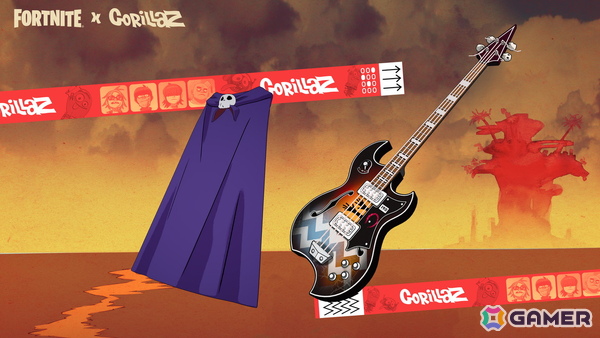 「フォートナイト」Fortnite Festival シーズン10の新たなアイコンとしてバーチャルバンド「Gorillaz」のメンバーが登場！の画像7