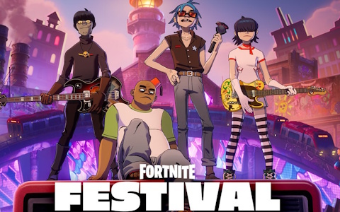 「フォートナイト」Fortnite Festival シーズン10の新たなアイコンとしてバーチャルバンド「Gorillaz」のメンバーが登場！の画像