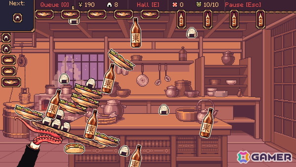 日本の食文化に魅了された海外開発者が手掛けたユニークなウェイターシム「The Way of the Tray」がSteamで配信！料理を落とさず積み上げて妖怪たちに提供しようの画像