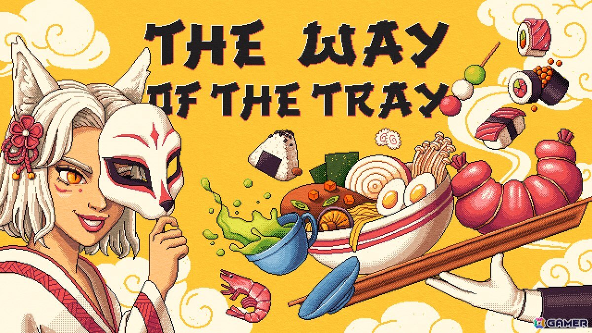 日本の食文化に魅了された海外開発者が手掛けたユニークなウェイターシム「The Way of the Tray」がSteamで配信！料理を落とさず積み上げて妖怪たちに提供しようの画像