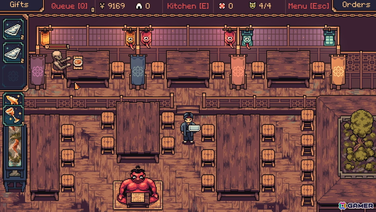 日本の食文化に魅了された海外開発者が手掛けたユニークなウェイターシム「The Way of the Tray」がSteamで配信！料理を落とさず積み上げて妖怪たちに提供しようの画像7