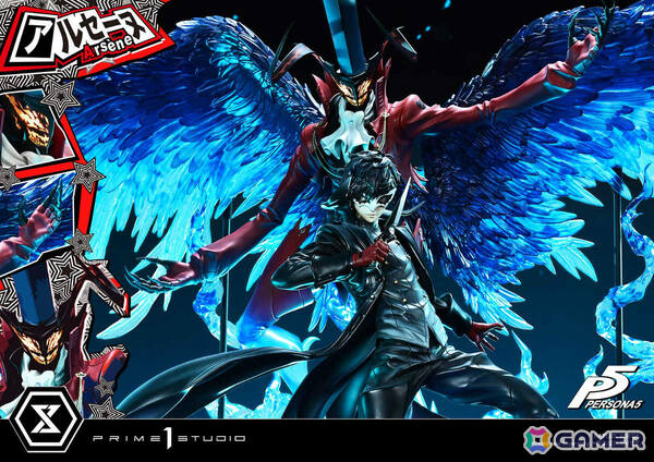 「ペルソナ5」アルセーヌの巨大スタチューが登場！全幅148cmに達する1/4スケールで召喚シーンを再現の画像10