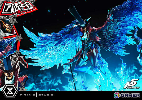 「ペルソナ5」アルセーヌの巨大スタチューが登場！全幅148cmに達する1/4スケールで召喚シーンを再現の画像2