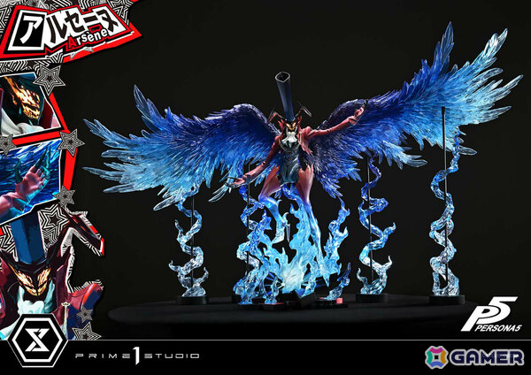 「ペルソナ5」アルセーヌの巨大スタチューが登場！全幅148cmに達する1/4スケールで召喚シーンを再現の画像3