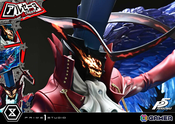 「ペルソナ5」アルセーヌの巨大スタチューが登場！全幅148cmに達する1/4スケールで召喚シーンを再現の画像5