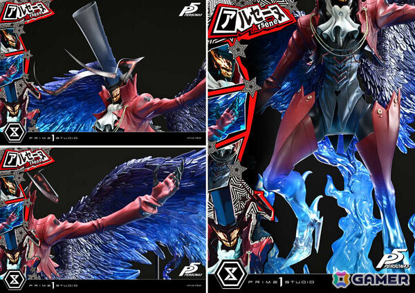 「ペルソナ5」アルセーヌの巨大スタチューが登場！全幅148cmに達する1/4スケールで召喚シーンを再現の画像6