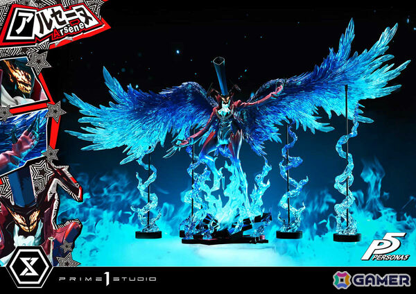 「ペルソナ5」アルセーヌの巨大スタチューが登場！全幅148cmに達する1/4スケールで召喚シーンを再現の画像8