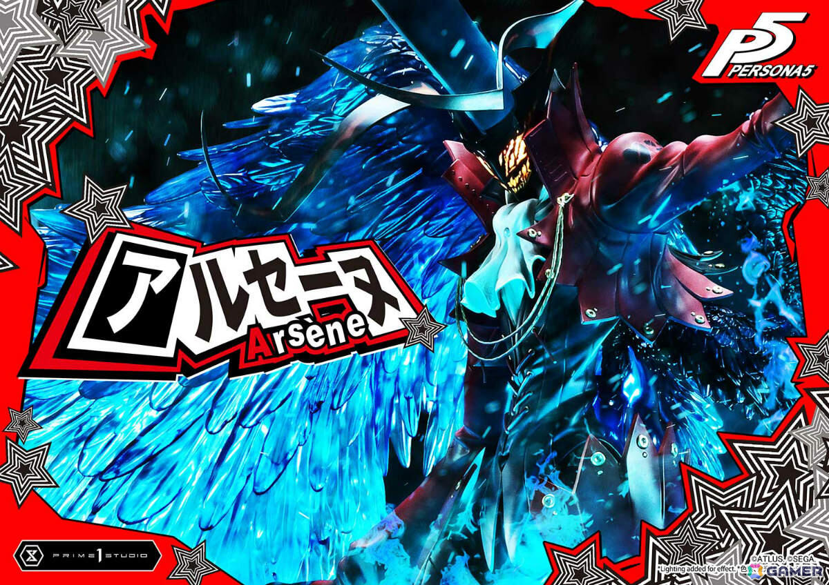「ペルソナ5」アルセーヌの巨大スタチューが登場！全幅148cmに達する1/4スケールで召喚シーンを再現の画像