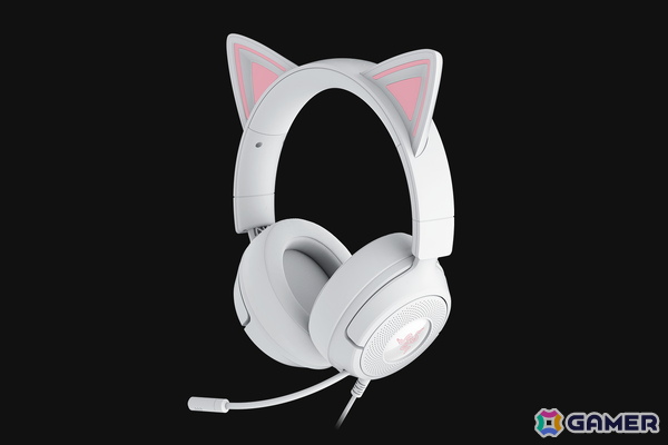 Razer、ネコミミヘッドセットの新モデル「Kraken Kitty V3」シリーズを9月5日に発売！2モデル、ブラック・ピンク・ホワイトの3色展開にの画像6
