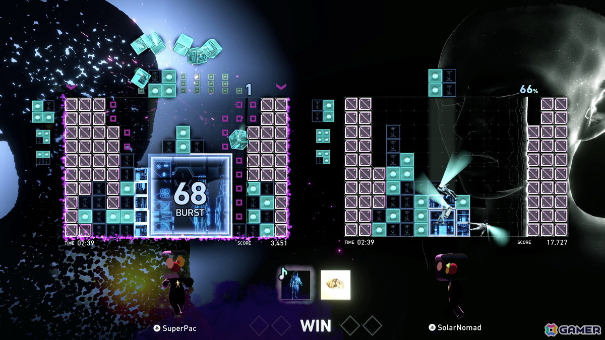 パズルゲーム「Lumines Arise」がPS5/Steam（VR対応）で11月11日に配信！シングル＆マルチプレイヤーを収録した体験版が期間限定で配信中の画像9