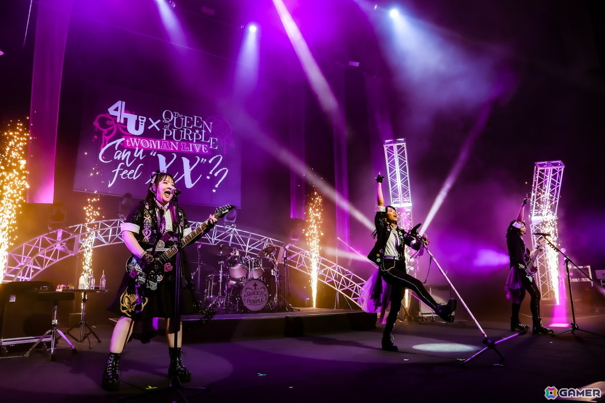 「ナナシス」4UとQOPの対バンライブがついに開催!「FALLING DOWN」「Star☆Glitter」バンドアレンジやコラボ曲「XX-FADE!!」含む新曲3曲も披露された模様をレポートの画像