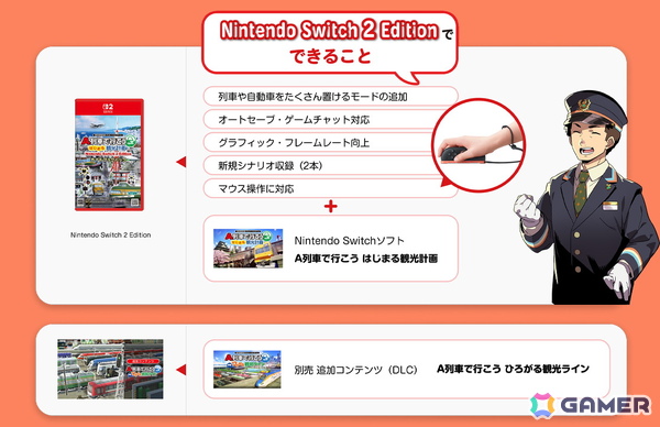 「A列車で行こう はじまる観光計画 Nintendo Switch 2 Edition」が12月18日に発売！使える車両や設計図の数を増やせるSwitch 2モードや新規シナリオ＆便利機能が追加の画像4