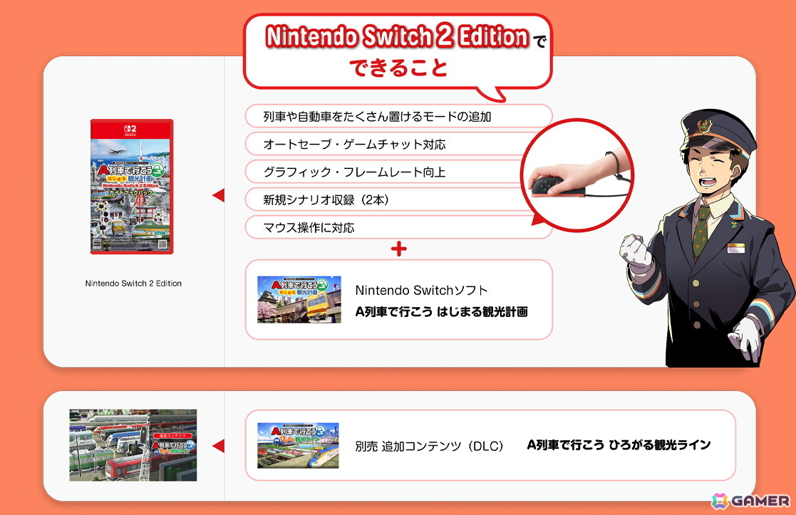 A列車で行こう はじまる観光計画 Nintendo Switch 2 Edition」が12月18