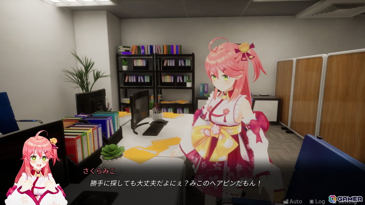 ホロライブのさくらみこさんが主役となる3Dアドベンチャー「Holo ADV: SakuraSingularity.exe」がSteamで2025年内に配信！の画像3