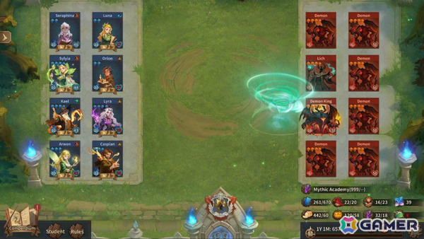 カードで動く世界を舞台に魔法学院を築くシミュレーション経営ゲーム「Arcana Academy」のPVが公開！9月に無料デモ版を配信の画像