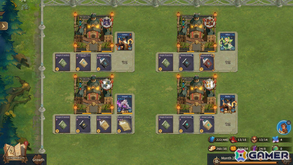 カードで動く世界を舞台に魔法学院を築くシミュレーション経営ゲーム「Arcana Academy」のPVが公開！9月に無料デモ版を配信の画像