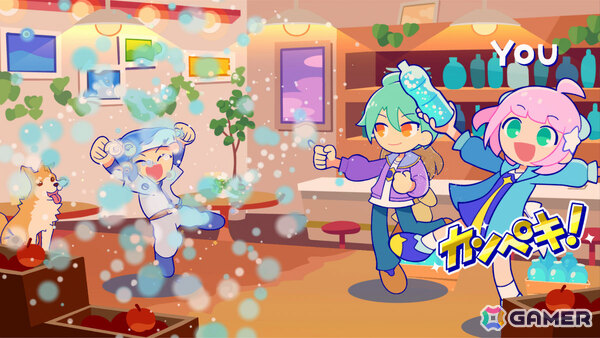 おてがるポップなリズムゲーム「Pastel☆Parade」がリリース！unity1weekで5万回以上閲覧され総合1位を獲得した「Let's Splash!!」の完全版の画像