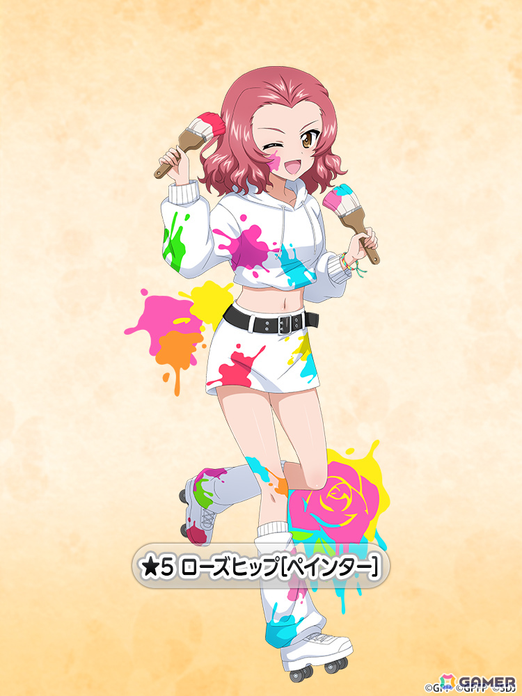 「ガールズ＆パンツァー 戦車道大作戦！」ペインター衣装のみほ、柚子、アンチョビ、しほが生徒ガチャに登場！の画像3