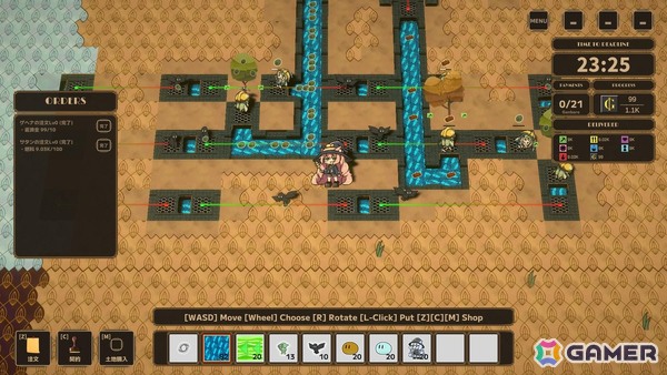 怠け者魔女が不労所得を目指すローグライト工場ビルダーゲーム「Lazy Witch's Factory」のSteamストアページが公開！の画像