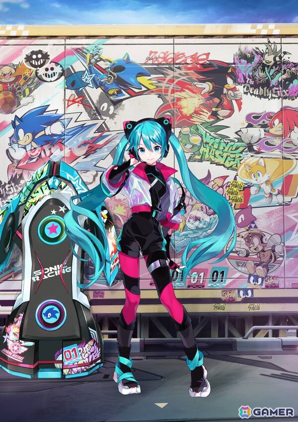 「ソニック」と「初音ミク」が音楽を通してコラボするスペシャルプロジェクト「Project ONSOKU」が始動！楽曲は「ソニックレーシング クロスワールド」にも実装の画像1