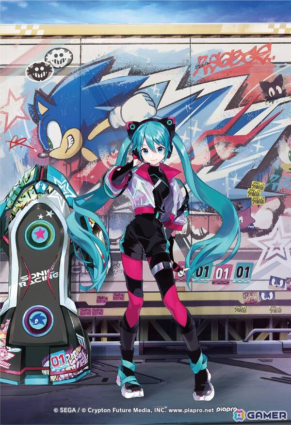 「ソニック」と「初音ミク」が音楽を通してコラボするスペシャルプロジェクト「Project ONSOKU」が始動！楽曲は「ソニックレーシング クロスワールド」にも実装の画像3