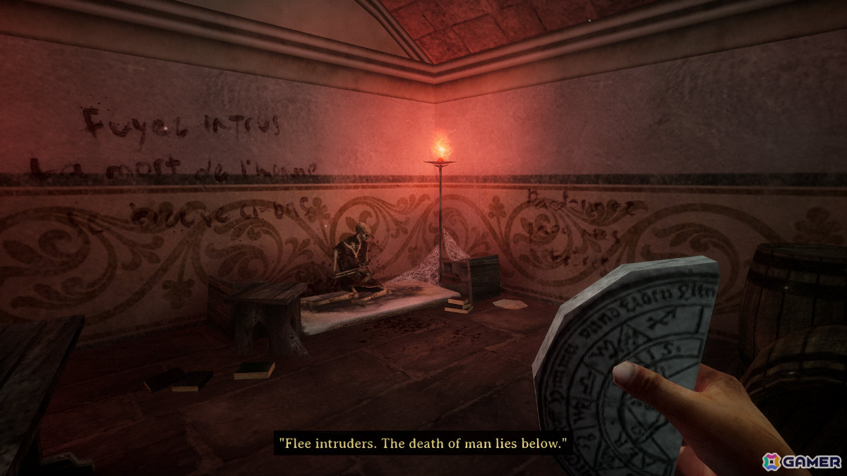 独特な操作方法が特徴の短編ホラーゲーム「Caput Mortum」がリリース――「キングスフィールド」のボタン配置を再現した操作オプションも搭載の画像4