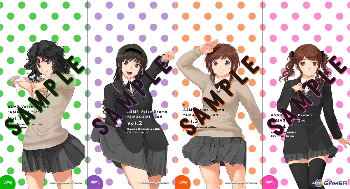 新品2種セット　アマガミ ASMRボイスドラマCD 中多 紗江　七咲 逢　限定版 アマガミ』ASMR第3弾“中多紗江”編が配信。狭い更衣室にふたりで