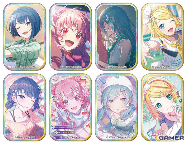 「プロセカ」5周年にあわせてアクスタやスクエアバッジコレクション、硬質カードケース リニューアルver.など多数の新商品が9月より順次発売！の画像3