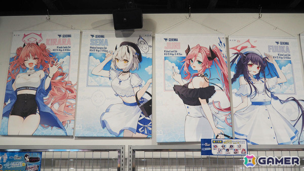 「ブルーアーカイブ 4.5th Anniversary POP UP STORE inアキバCOギャラリー」内覧レポート!新作フィギュア展示に加えてゲヘナの8人にフィーチャーしたグッズもの画像