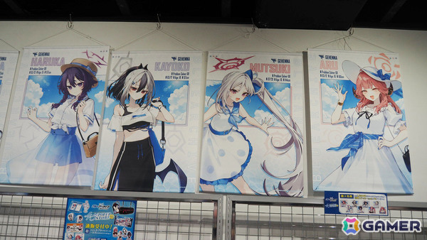 「ブルーアーカイブ 4.5th Anniversary POP UP STORE inアキバCOギャラリー」内覧レポート!新作フィギュア展示に加えてゲヘナの8人にフィーチャーしたグッズもの画像