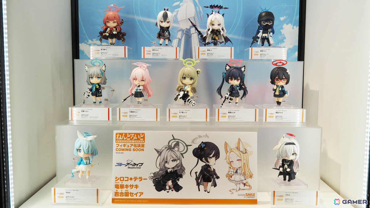 「ブルーアーカイブ 4.5th Anniversary POP UP STORE inアキバCOギャラリー」内覧レポート!新作フィギュア展示に加えてゲヘナの8人にフィーチャーしたグッズもの画像