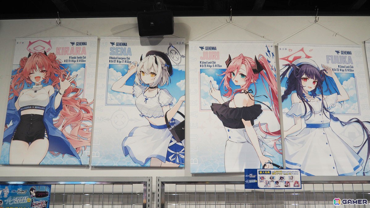 「ブルーアーカイブ 4.5th Anniversary POP UP STORE inアキバCOギャラリー」内覧レポート！新作フィギュア展示に加えてゲヘナの8人にフィーチャーしたグッズもの画像64
