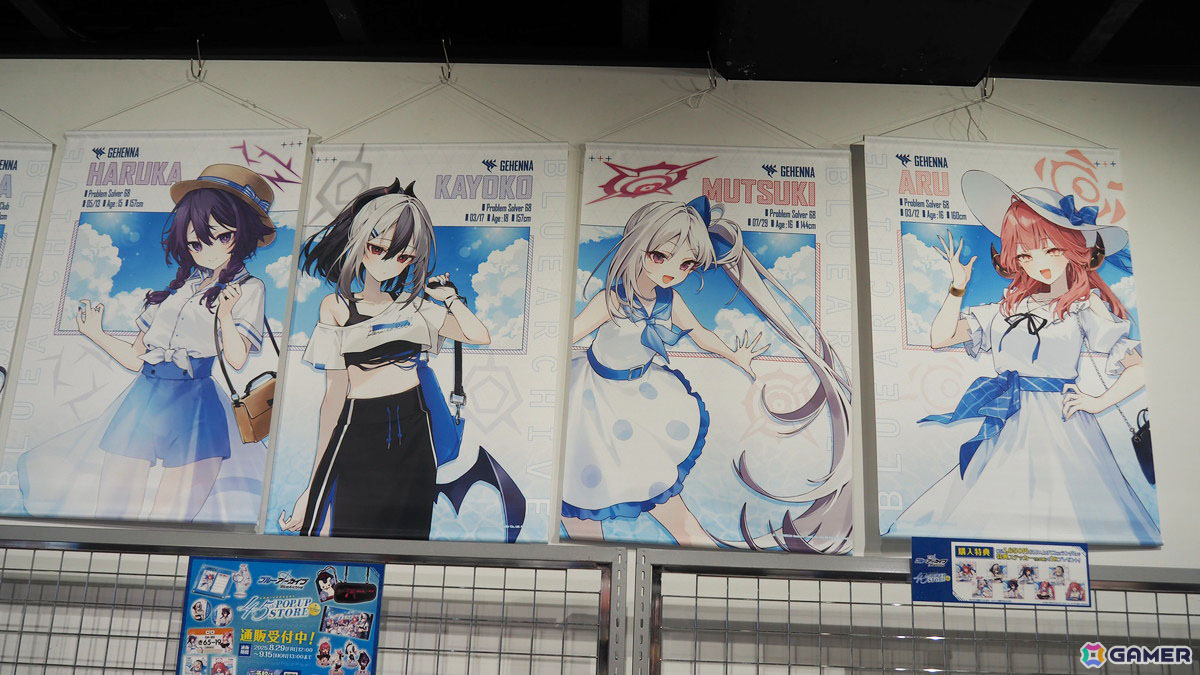 「ブルーアーカイブ 4.5th Anniversary POP UP STORE inアキバCOギャラリー」内覧レポート！新作フィギュア展示に加えてゲヘナの8人にフィーチャーしたグッズもの画像65