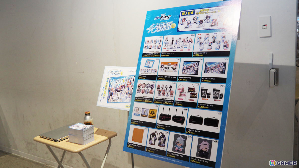 「ブルーアーカイブ 4.5th Anniversary POP UP STORE inアキバCOギャラリー」内覧レポート!新作フィギュア展示に加えてゲヘナの8人にフィーチャーしたグッズもの画像