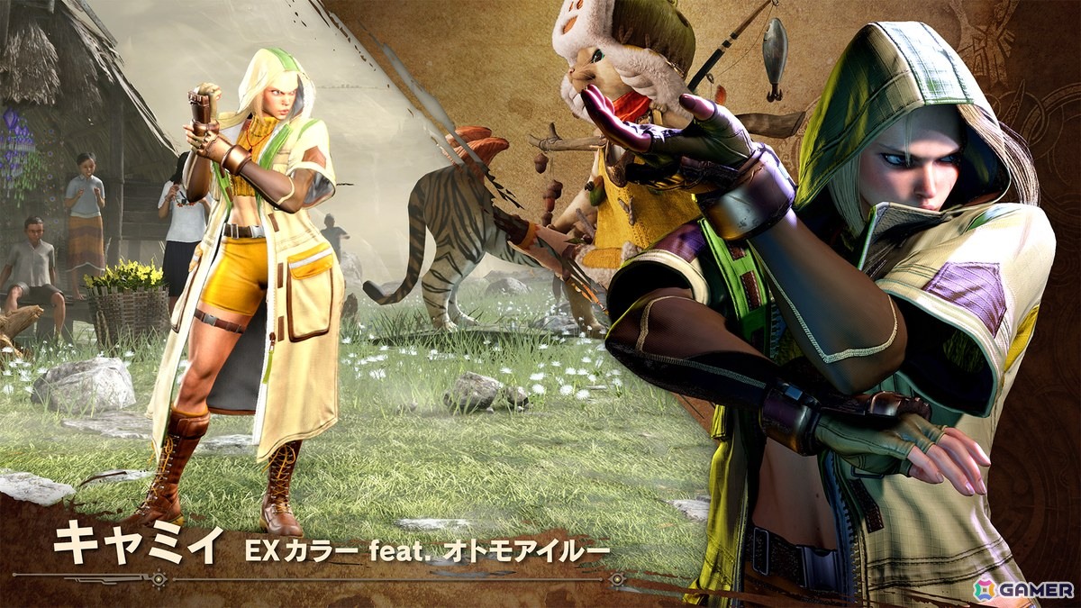 「スト6」と「モンスターハンターワイルズ」のゲーム内コラボが9月1日より開催！モンスターをイメージしたEXカラーの販売やバトルハブがモンハン仕様にの画像