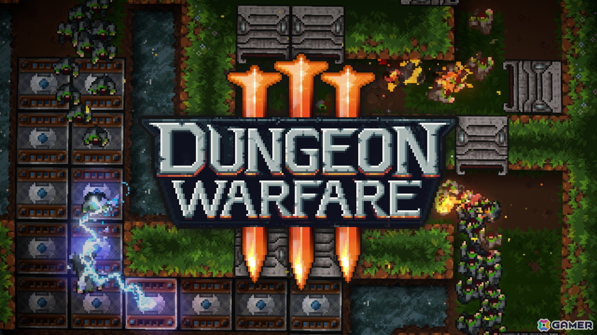 戦略タワーディフェンスゲーム「Dungeon Warfare 3」が本日23時よりSteamにて正式リリース!罠や地形などを設計して自分だけの防御網を構築しようの画像