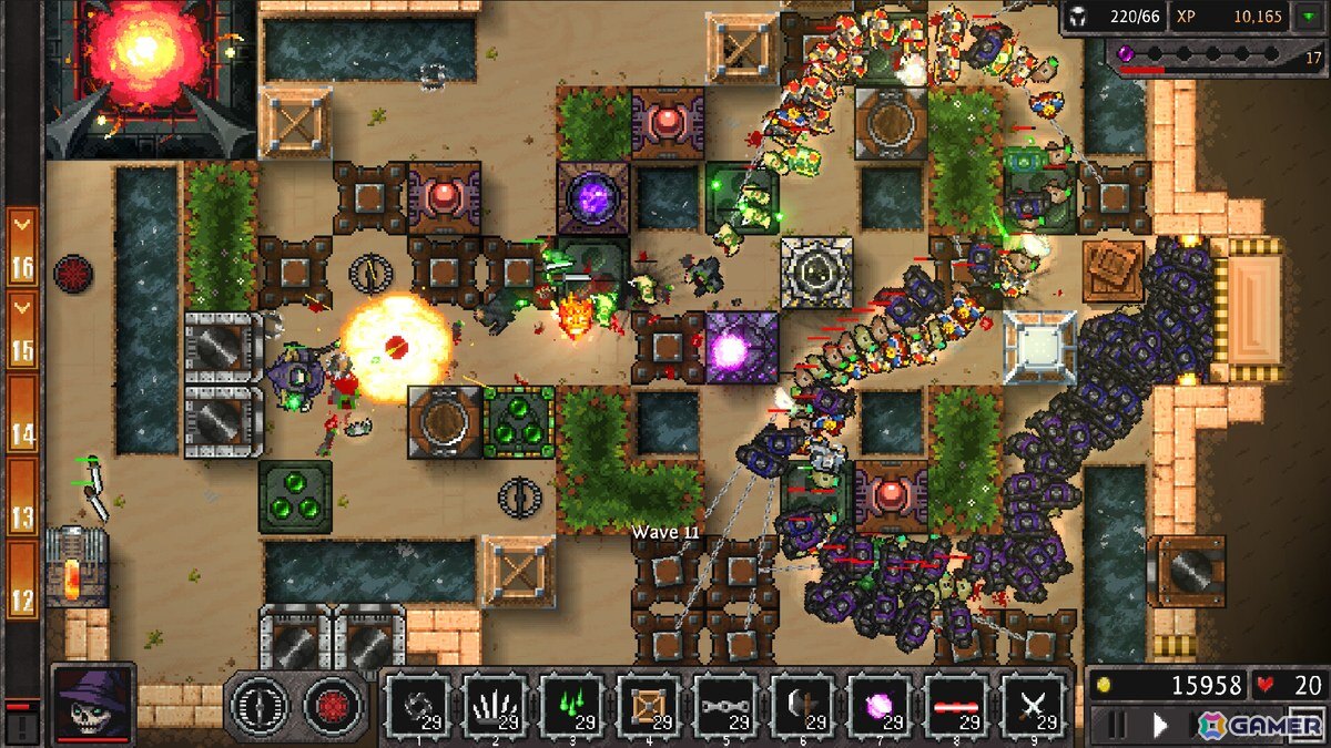 戦略タワーディフェンスゲーム「Dungeon Warfare 3」が本日23時よりSteamにて正式リリース！罠や地形などを設計して自分だけの防御網を構築しようの画像3