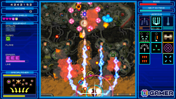 予測不能の痛快ローグライトSTG「ランダマックス」Switch版が配信！ランダムに誤配送され続ける武装を駆使して戦いの主導権を握ろうの画像10