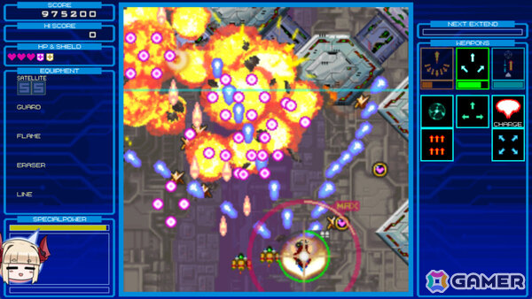 予測不能の痛快ローグライトSTG「ランダマックス」Switch版が配信！ランダムに誤配送され続ける武装を駆使して戦いの主導権を握ろうの画像11
